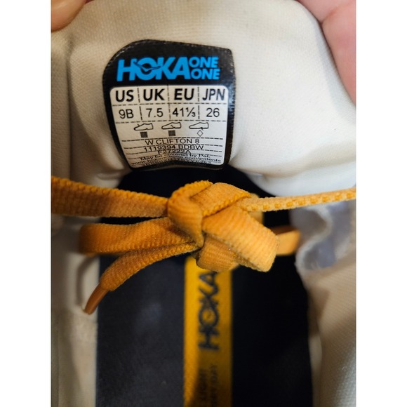 Hoka Clifton 8 Running Shoes Lightweight Cushioned Comfort Size 9B - Picture 5 of 7